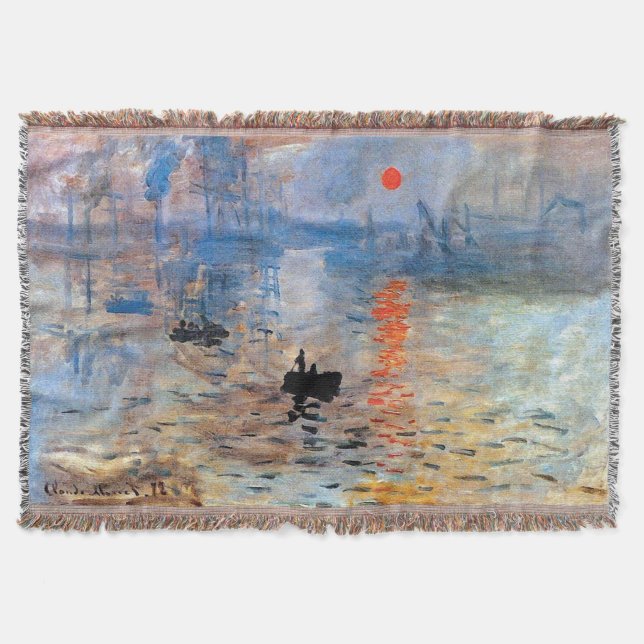 Couverture Claude Monet Impression Sunrise Poster Canvas Prin (Devant)