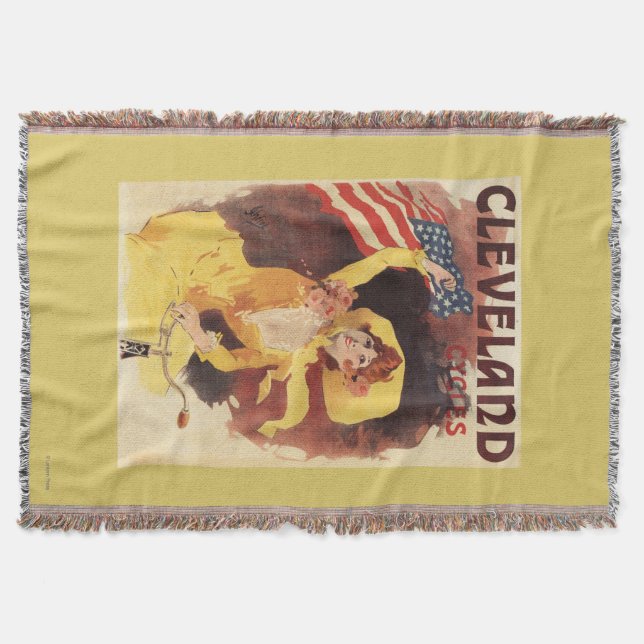 Couverture Cleveland va à vélo la fille américaine en jaune (Devant)