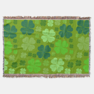 Couverture Clovers verts, Lucky Clovers, Saint Patrick's Day