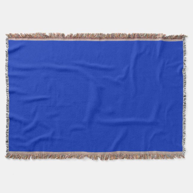 Couverture COBALT BLEU (une couleur riche et solide) ~ (Devant)