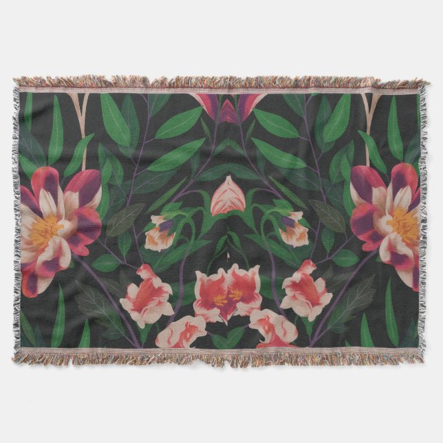 Couverture Cobertor  Floral em design  (Devant)