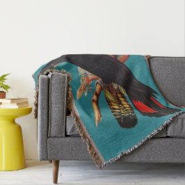 Couverture Cockatoo noir vintage | Elizabeth Gould 1800s Pos