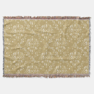 Couverture Coco Brown Damask
