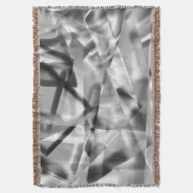 Couverture Coin de morceaux carrés d'acrylique, gris à blanc (devant Vertical)