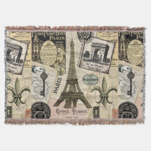 Couverture Collage de voyage Vintage moderne
