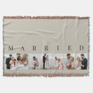 Couverture Collage photo mariage MARIÉ naturel 7 photo