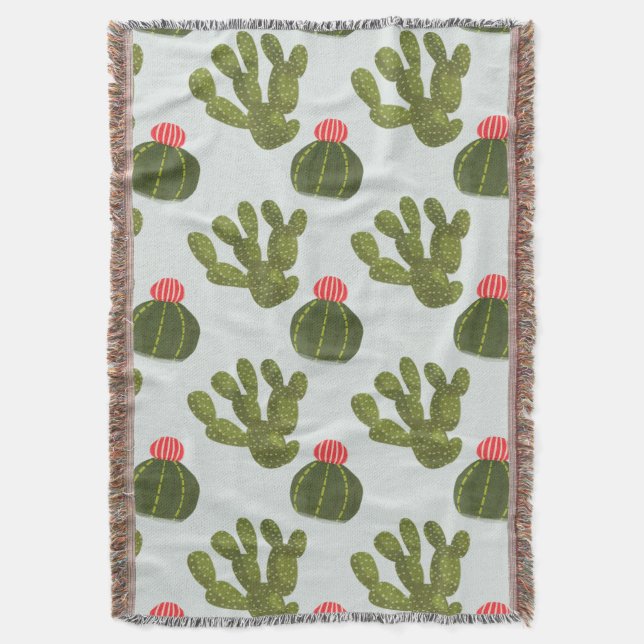 Couverture Collection Llamarama | Motif Cactus mignon (devant Vertical)