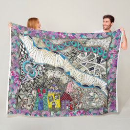 Couverture colorée amusante