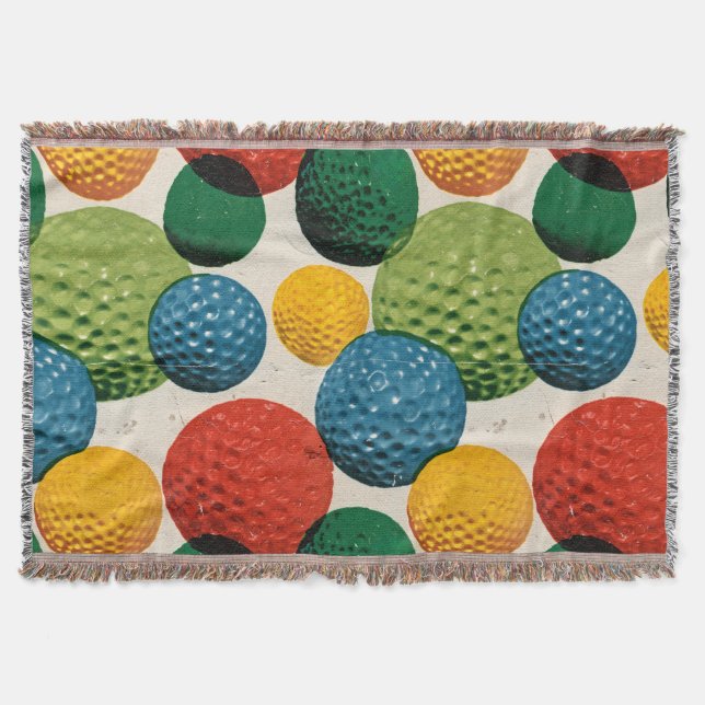 Couverture Colorful Golf Ball Pattern (Devant)