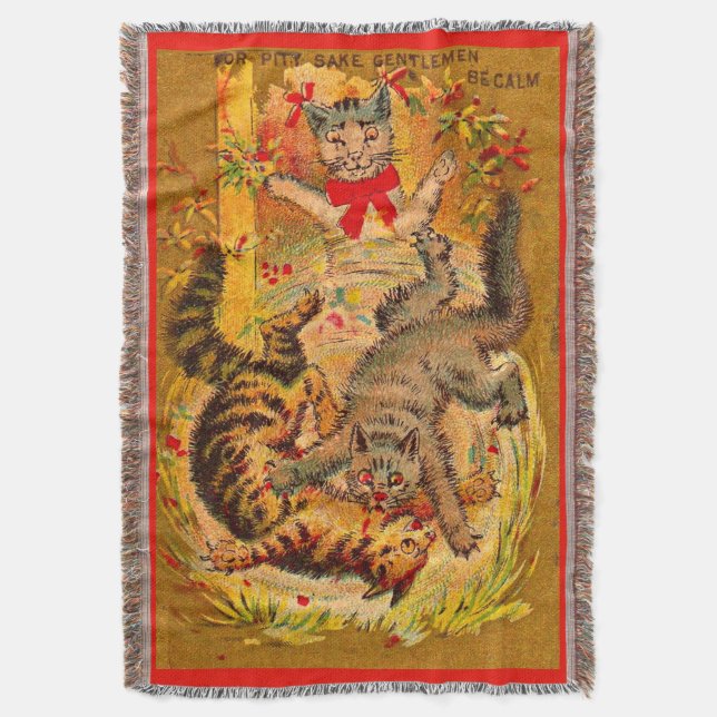 Couverture combat de chat (devant Vertical)