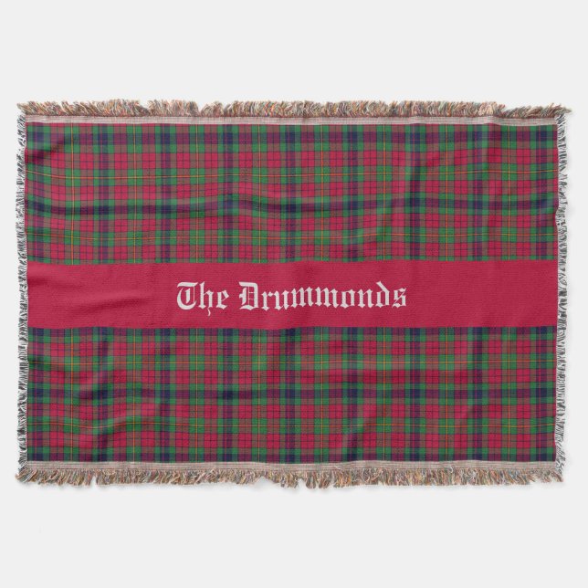 Couverture Comté Clare Tartan personnalisable (Devant)