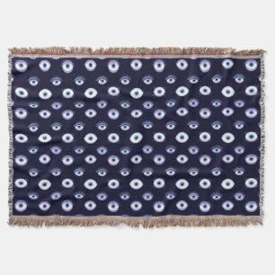 Couverture Conception de motif d'œil avec bleu audacieux abst