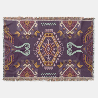 Couverture Conception géométrique ethnique colorée et transpa