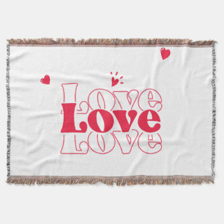 Couverture Conception graphique de typographie d'amour rouge