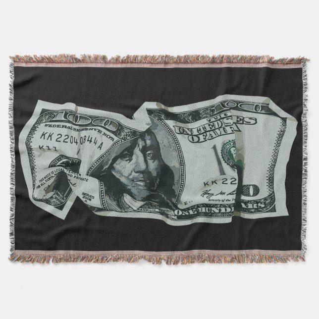 Couverture Conception moderne d'un billet de 100 $ froissé (Devant)