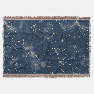 Couverture Constellation Céleste - Nuit Étoilée