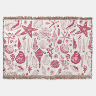 Couverture Coquillages à Viva Magenta - Couleur de l'année 20