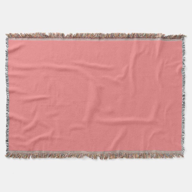 Couverture Corail Clair Uni (Devant)