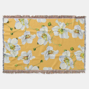 Couverture Cosmos, aquarelle, transparent, motif floral.