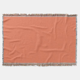 Couverture Couleur solide Burnt Sienna | Classic Elegant