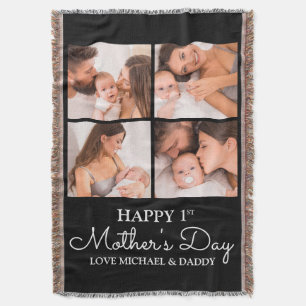 Couverture Coupe photo moderne Happy First Mothers Day