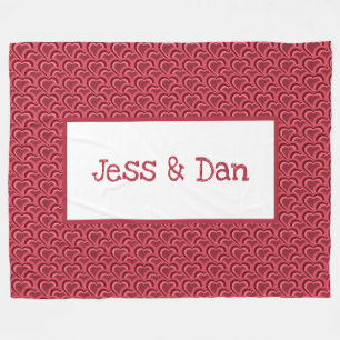 Couverture Couple en polaire
