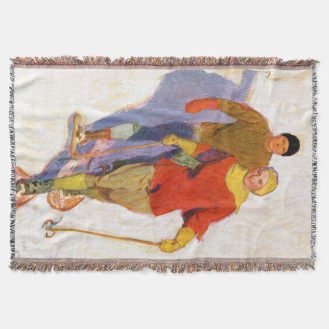 Couverture Couple portant des raquettes par McClelland Barcla (Devant)