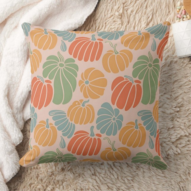 Couverture Coussin de Citrouille d'automne - Décor (Couverture)