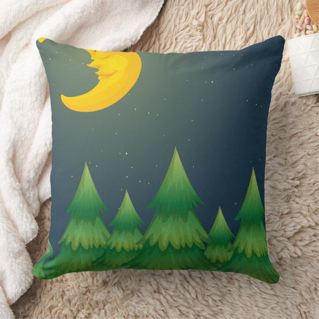 Couverture Coussin de la forêt de nuit céleste (Couverture)