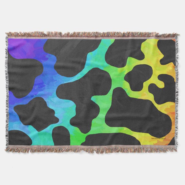 Couverture Cow Black et Rainbow Stuff (Devant)