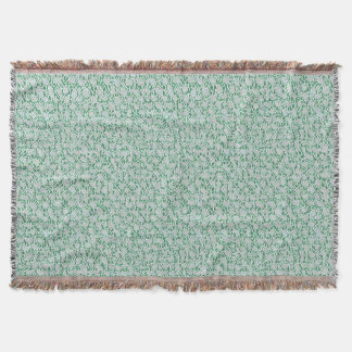 Couverture crème menthe celadon vert clair gris bleu