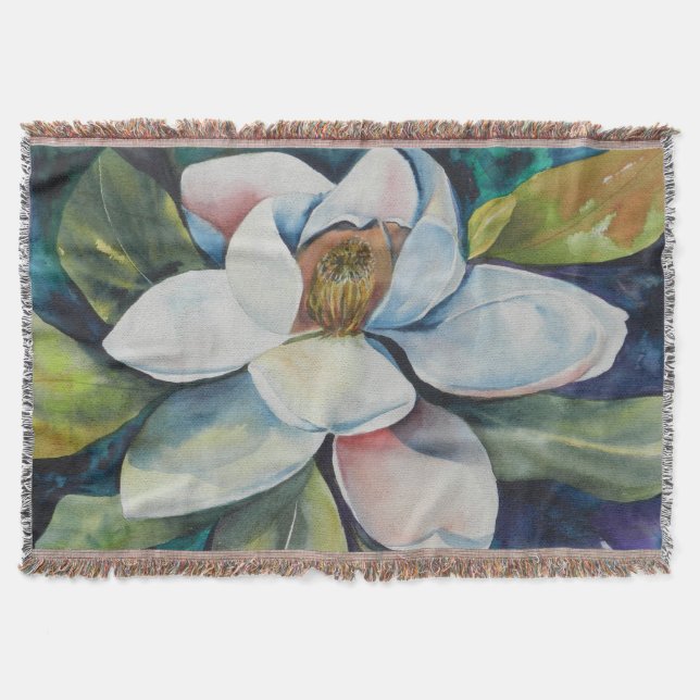 Couverture Crémeux Magnolia Floral Art (Devant)