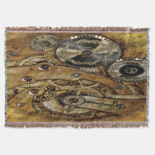 Couverture Cuivre rétro engrenages Steampunk Antique