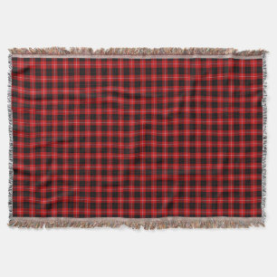 Couverture Cunningham Tartan rouge noir