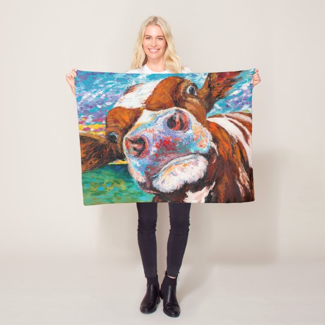 Couverture curieuse de vache (En situation)