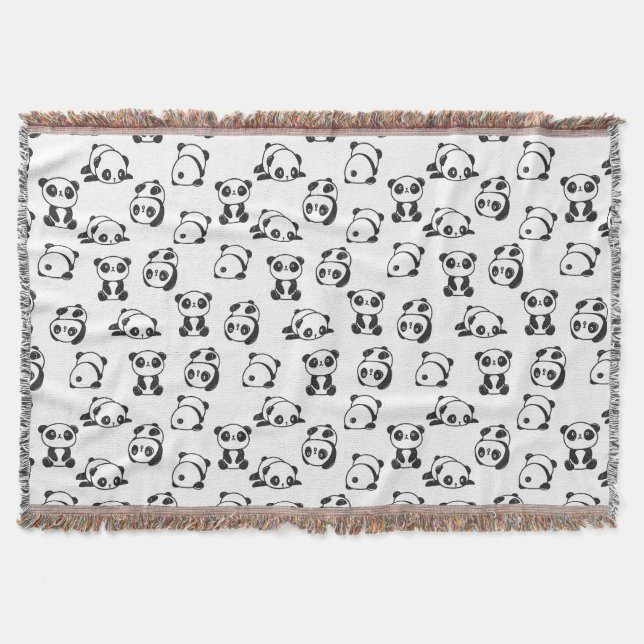 Couverture Cute Pandas Motif (Devant)