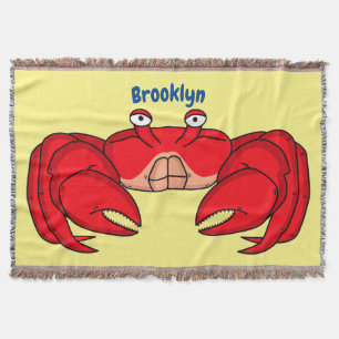 Couverture Cute red crab cartoon