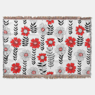 Couverture Daisy dooda en rouge et noir