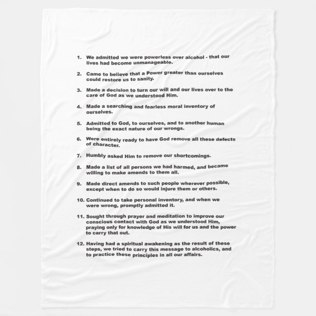 Couverture de 12 étapes (Devant)