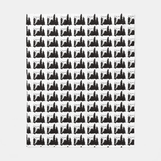 Couverture de baiser d'ouatine de silhouette de (Devant)