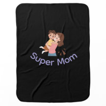 Couverture de bébé (modèle Super Maman).