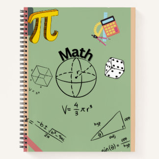 Couverture de cahier de mathématiques