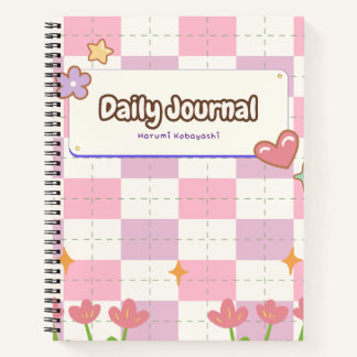 Couverture de Carnet rose et violet