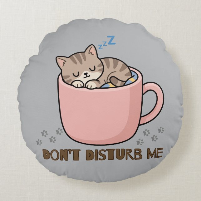 Couverture de Coussin Jetable avec un Adorable Cha (Devant)