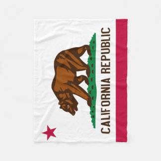 Couverture de drapeau d'ours de la Californie