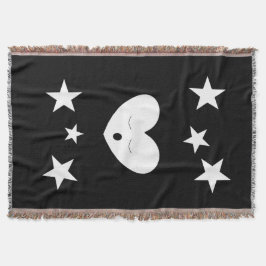 Couverture de jet de coeur de sommeil