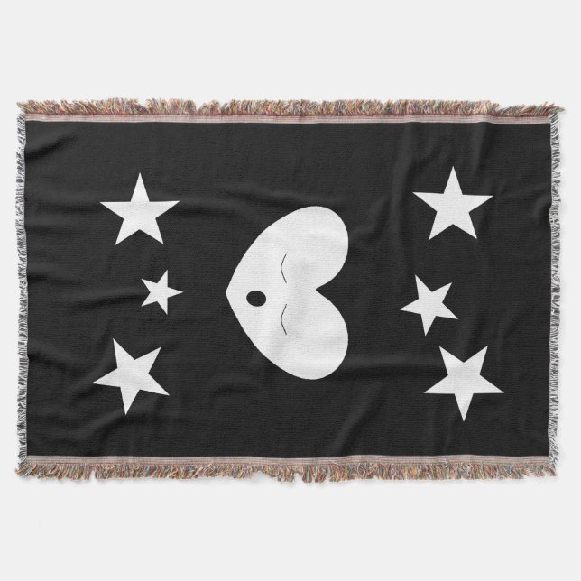 Couverture de jet de coeur de sommeil (Devant)