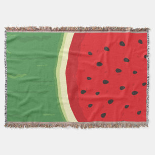 Couverture de jet de pastèque