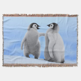Couverture de jet de pingouins