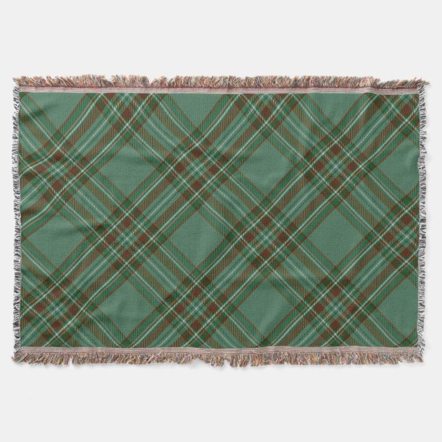 Couverture de jet de tartan de Kelly (Devant)
